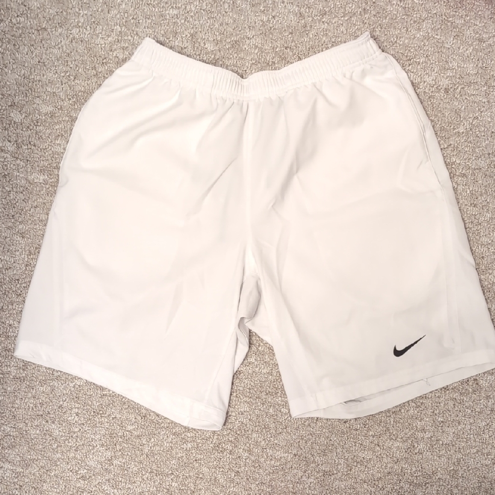 Nike Men's Athletic White Shorts